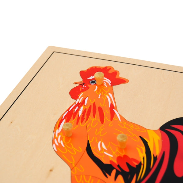 Puzzle du coq - Eveil Montessori Maroc