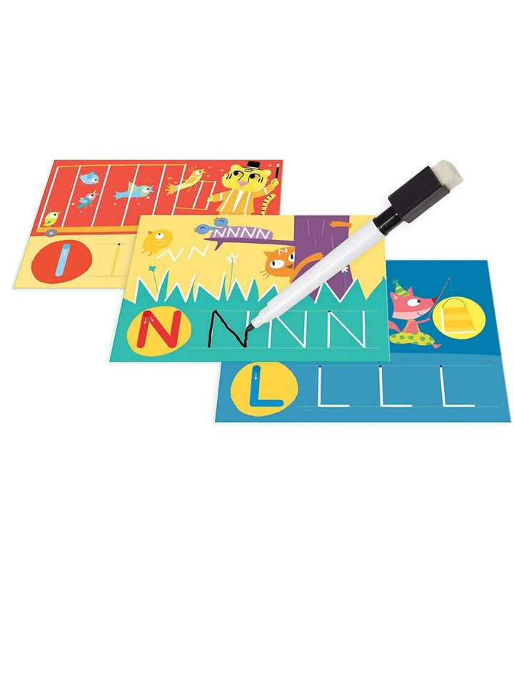 La Petite Ecole -J'écris les lettres - Eveil Montessori Maroc