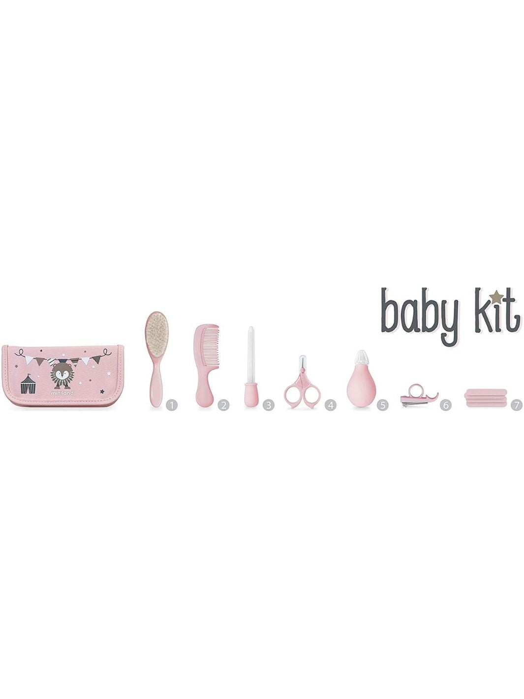 Kit soin du bébé : Rose - Eveil Montessori Maroc