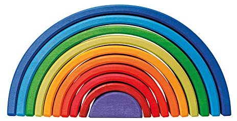 Grand arc-en-ciel 10 pièces - Sunset - Eveil Montessori Maroc