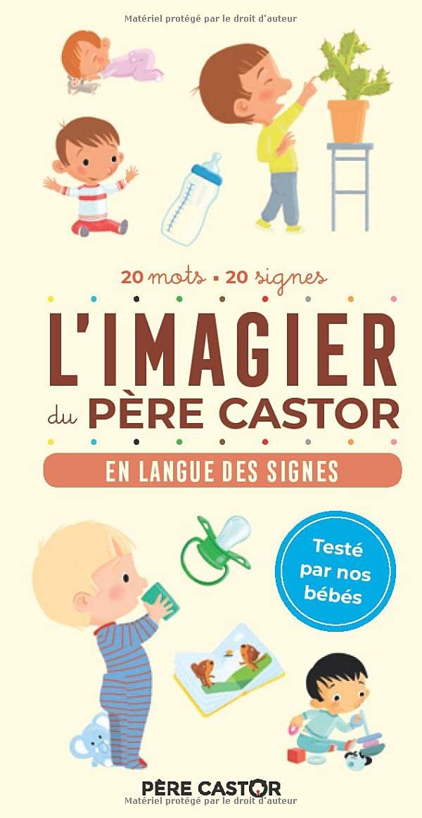 L'Imagier du Père Castor - En langue des signes - Eveil Montessori Maroc