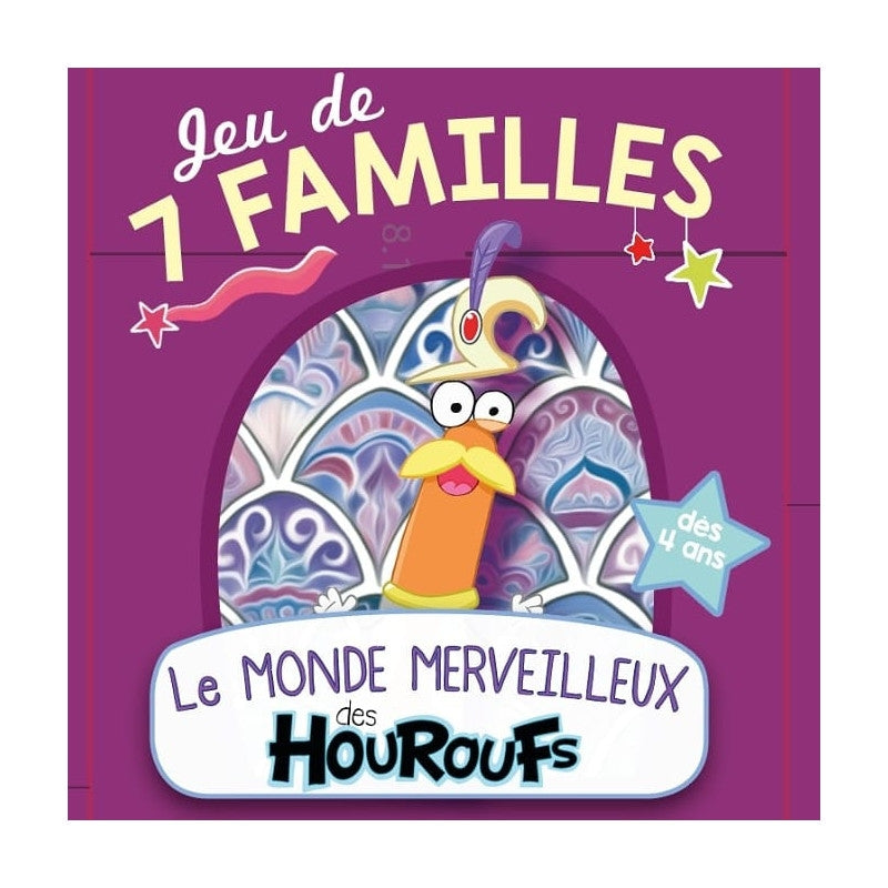Le Monde merveilleux des Houroufs : jeu de 7 familles - Eveil Montessori Maroc
