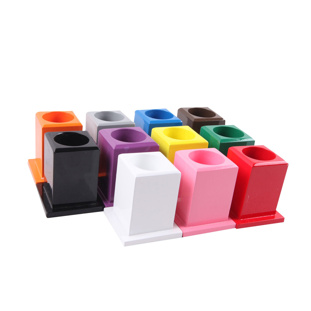 11 pots à crayons - Eveil Montessori Maroc