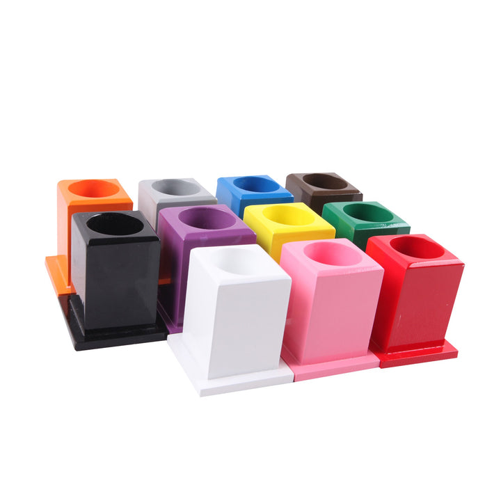 11 pots à crayons - Eveil Montessori Maroc