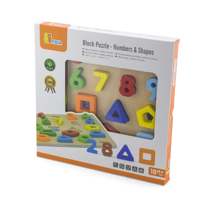 Puzzle - Nombres et formes