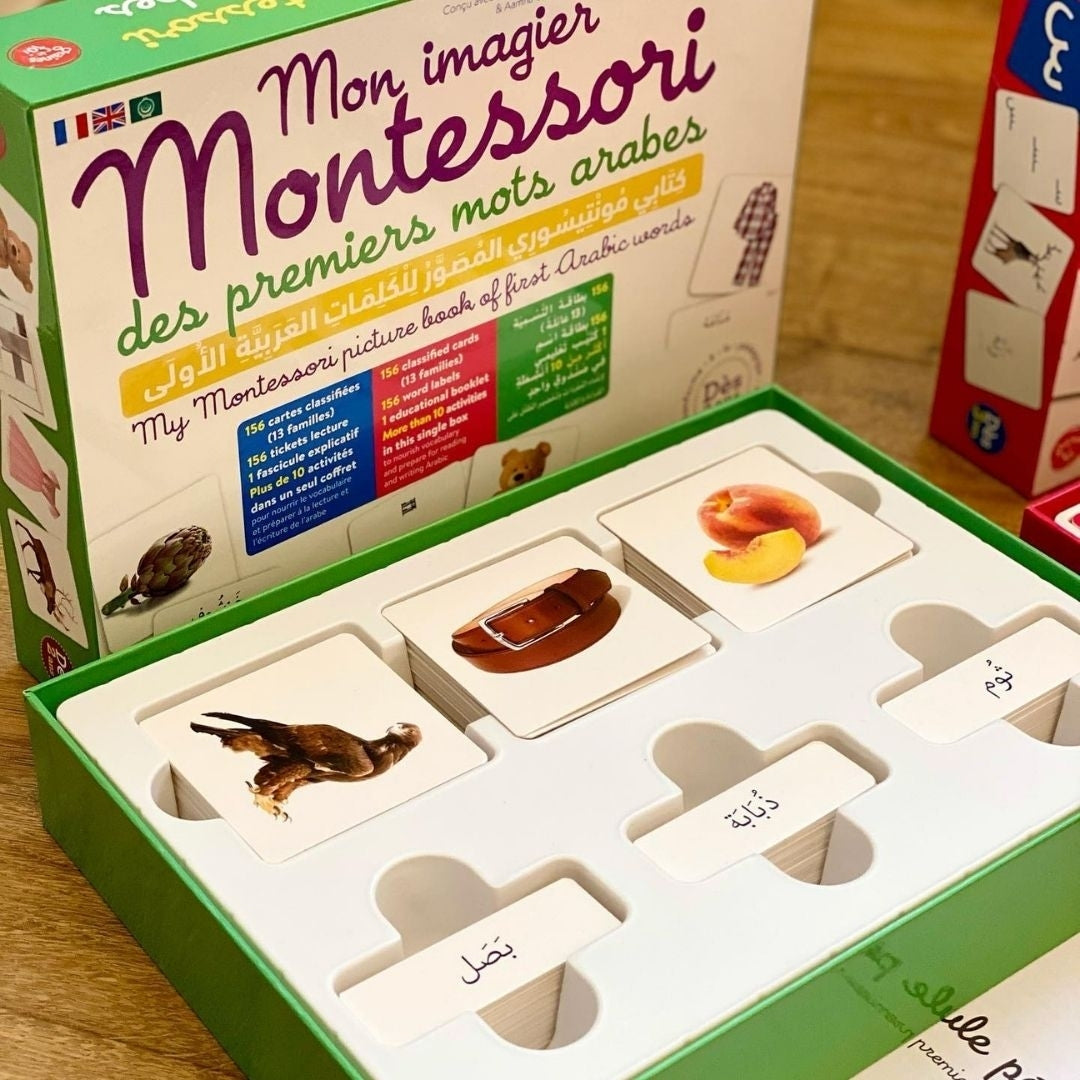 Mon Imagier Montessori Des Premiers Mots Arabes 1 - Graine de Foi - Dès 2  ans
