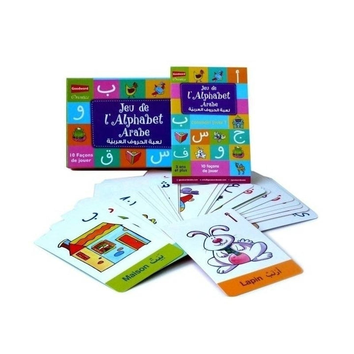Jeu de l'alphabet arabe - Eveil Montessori Maroc