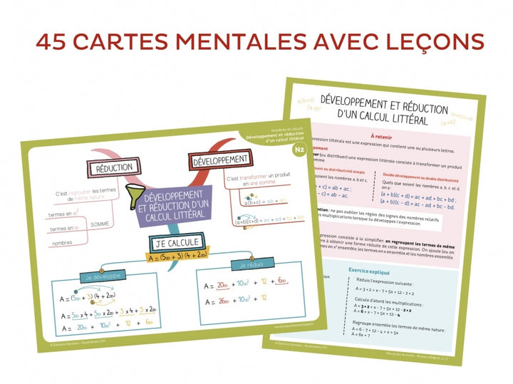 Mes leçons de Maths - niveau collège 5e, 4e, 3e - Eveil Montessori Maroc