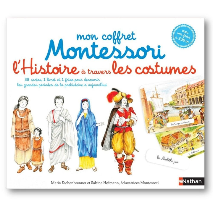 L'Histoire à travers les costumes - Mon coffret Montessori - Dès 6 ans - Eveil Montessori Maroc