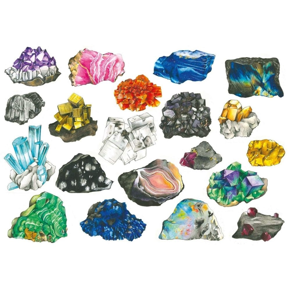 Mon coffret Montessori des minéraux - Avec 2 pierres véritables - Dès 5 ans - Eveil Montessori Maroc