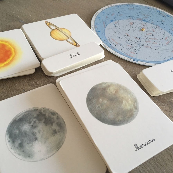 Mon coffret Montessori astronomie - Dès 5 ans - Eveil Montessori Maroc