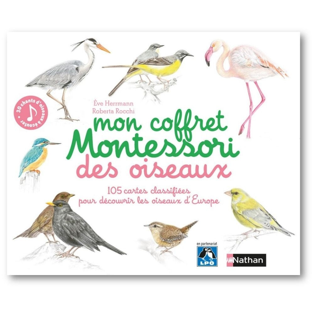 Mon Coffret Montessori des Oiseaux - Dès 3 ans - Eveil Montessori Maroc