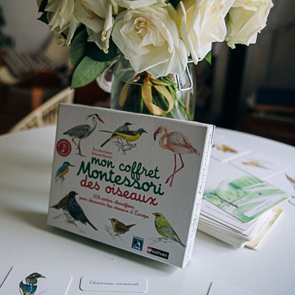 Mon Coffret Montessori des Oiseaux - Dès 3 ans - Eveil Montessori Maroc