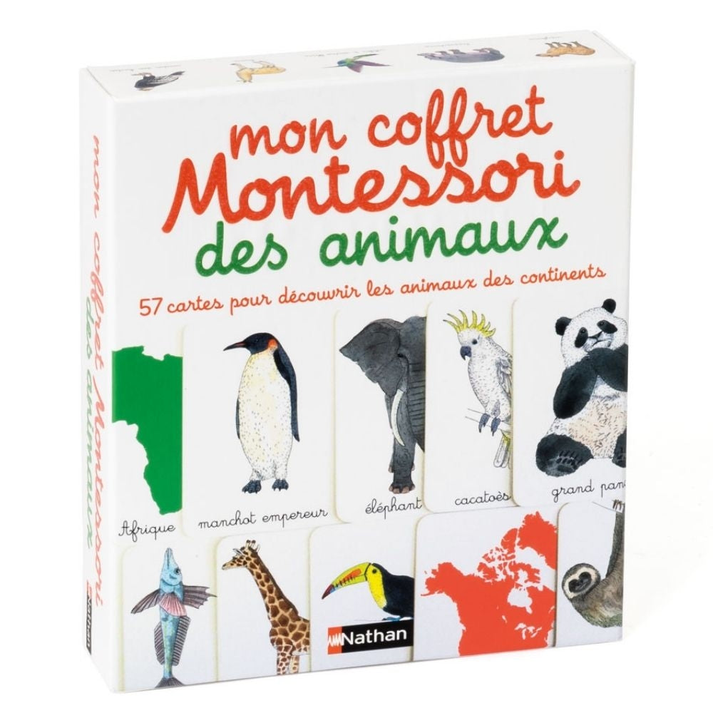 Mon coffret Montessori des animaux - Dès 3 ans - Eveil Montessori Maroc