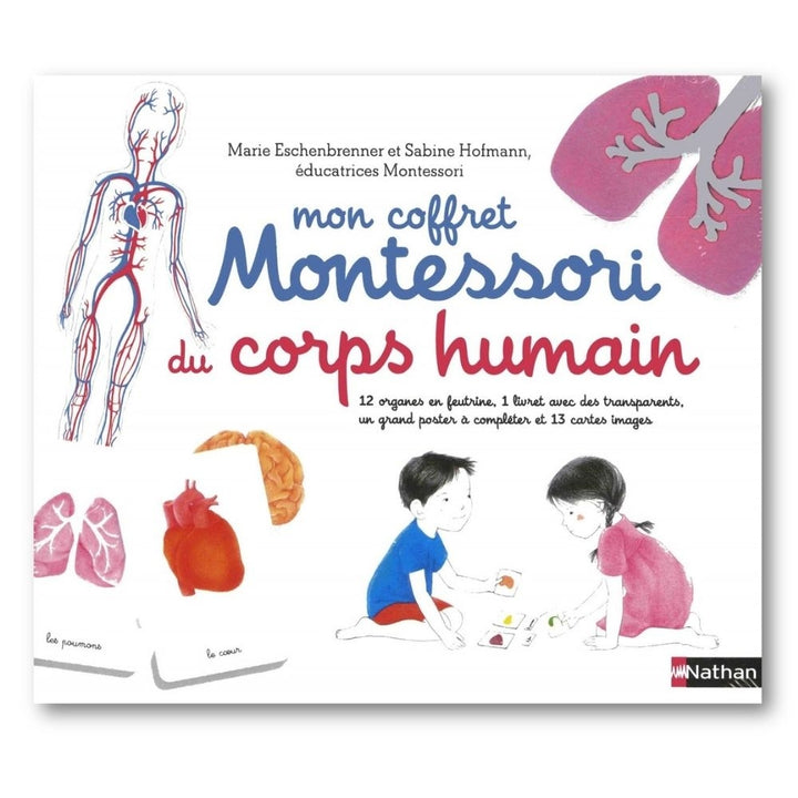 Mon coffret Montessori du corps humain - 6/9 ans - Eveil Montessori Maroc