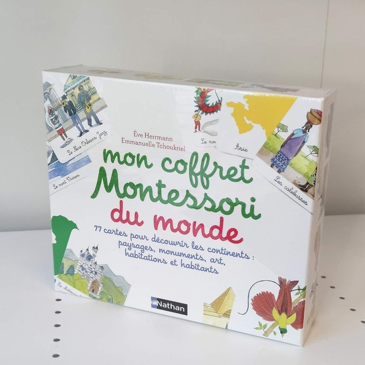Mon coffret Montessori du monde - Dès 3 ans - Eveil Montessori Maroc