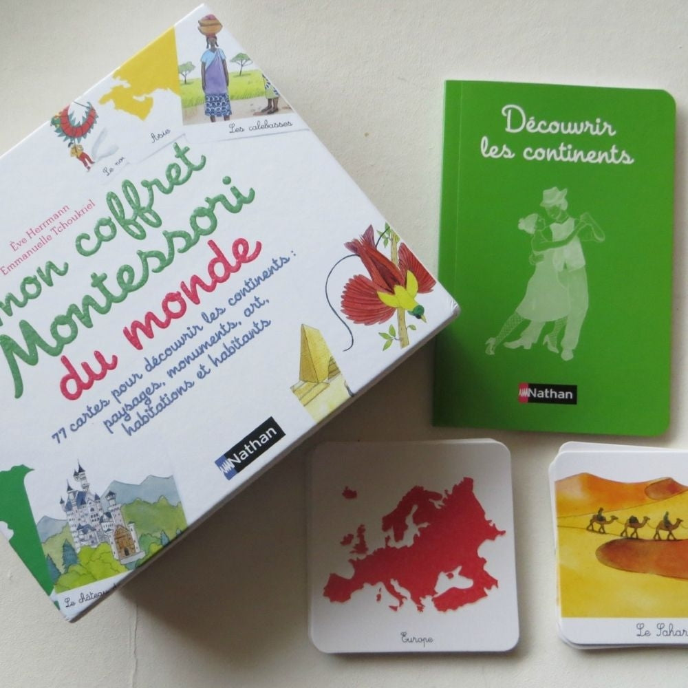 Mon coffret Montessori du monde - Dès 3 ans - Eveil Montessori Maroc