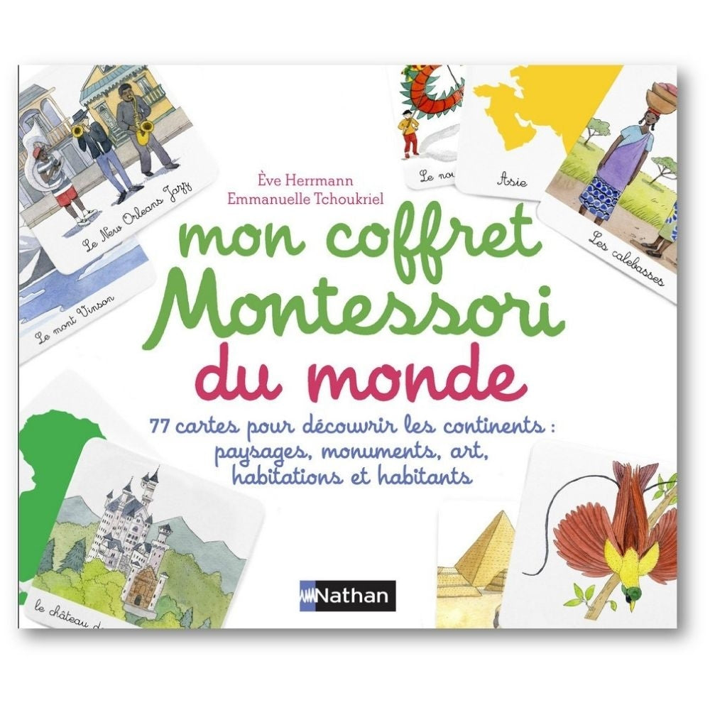 Mon coffret Montessori du monde - Dès 3 ans - Eveil Montessori Maroc