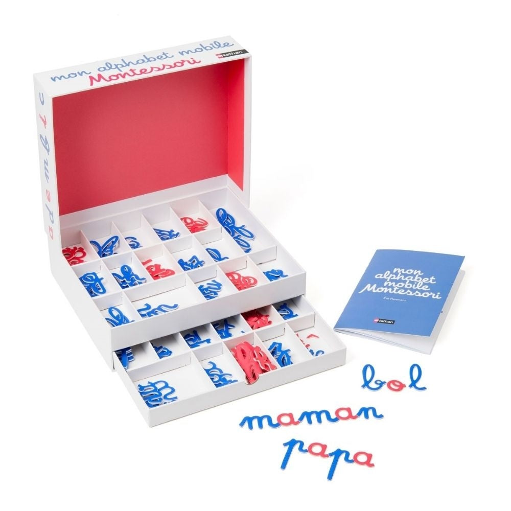 Mon alphabet mobile Montessori - lettres mobiles 3/6 ans - Eveil Montessori Maroc