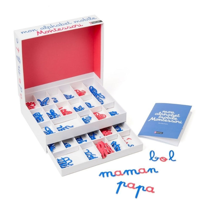 Mon alphabet mobile Montessori - lettres mobiles 3/6 ans - Eveil Montessori Maroc