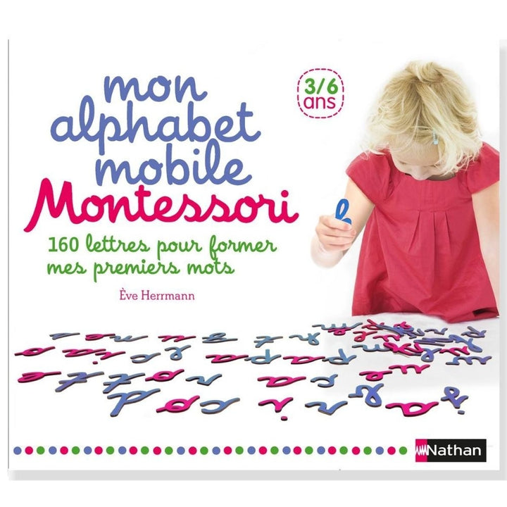 Mon alphabet mobile Montessori - lettres mobiles 3/6 ans - Eveil Montessori Maroc
