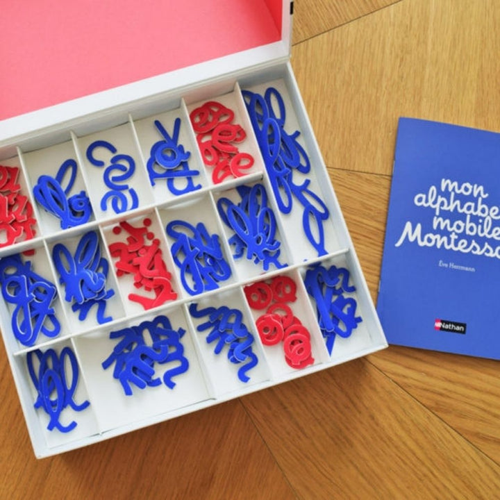 Mon alphabet mobile Montessori - lettres mobiles 3/6 ans - Eveil Montessori Maroc