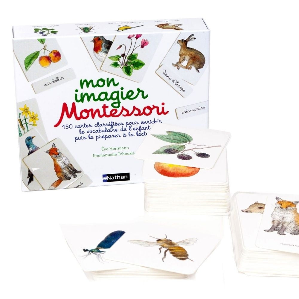 Coffret Mon imagier Montessori - Dès 3 ans - Eveil Montessori Maroc
