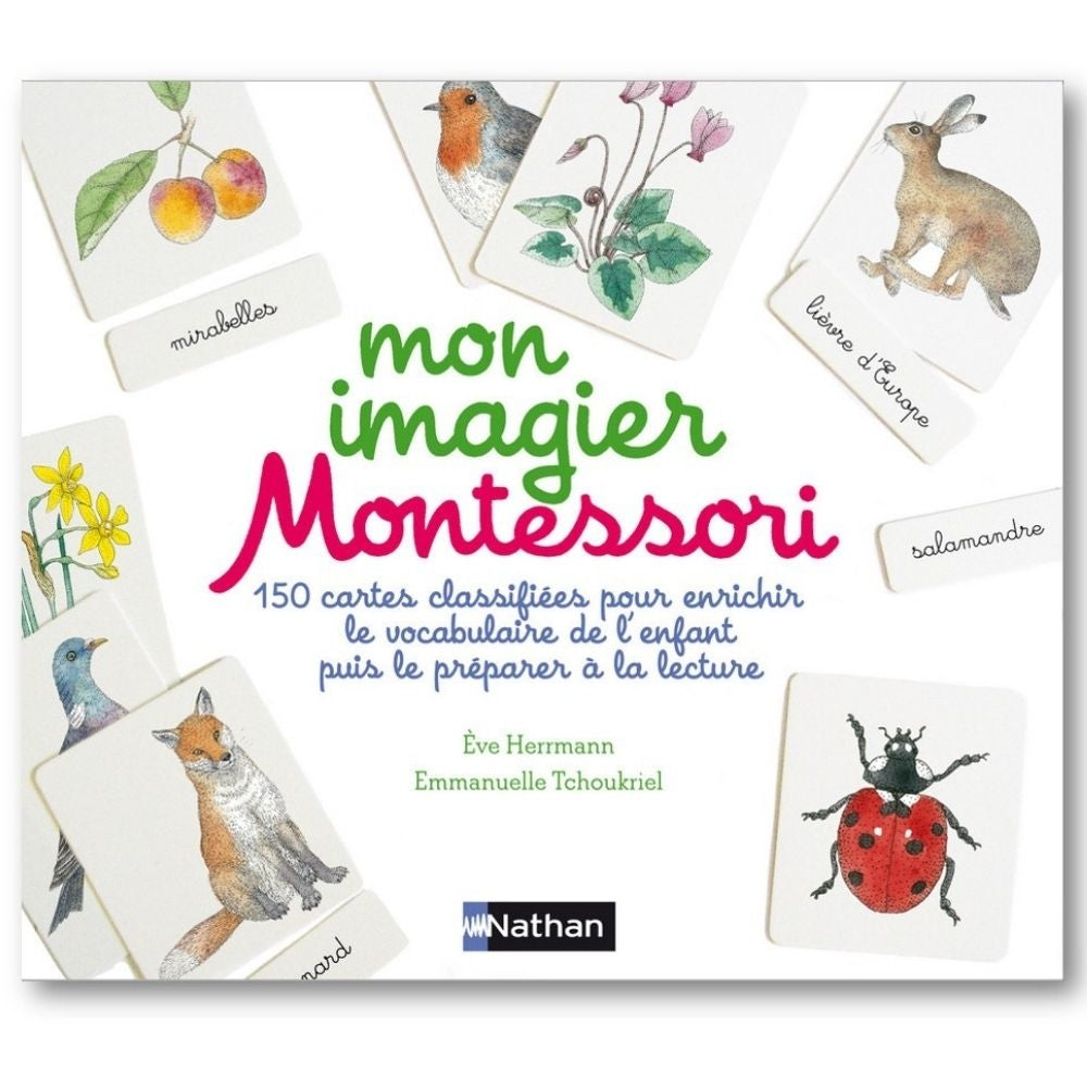 Coffret Mon imagier Montessori - Dès 3 ans - Eveil Montessori Maroc