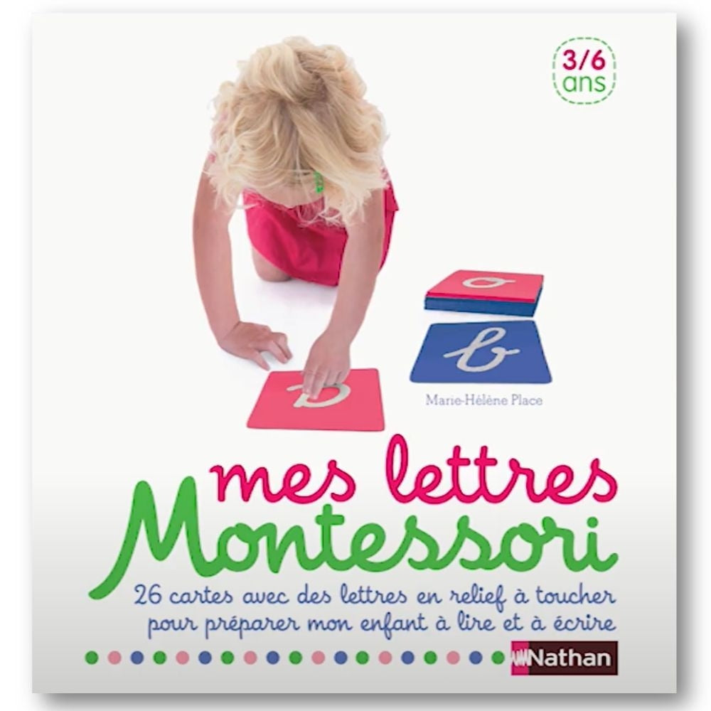 Mes lettres Montessori - 3/6 ans - Eveil Montessori Maroc