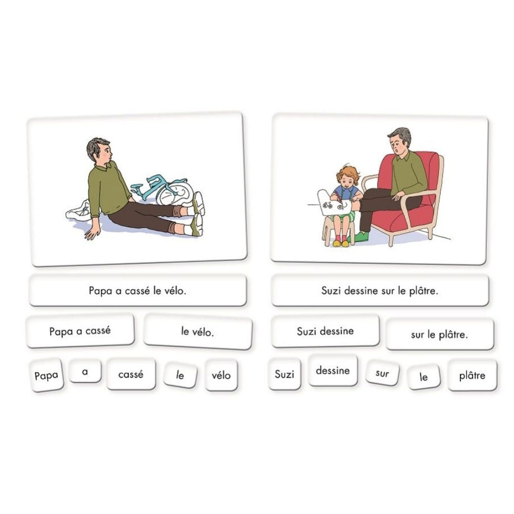 Mon coffret jeux premières lectures Montessori - dès 5 ans - Eveil Montessori Maroc