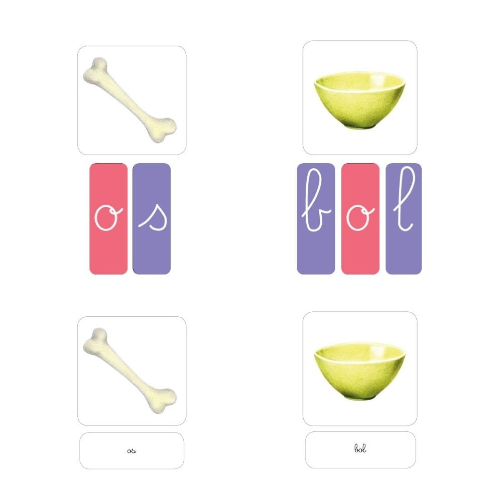 Mon coffret de lecture Montessori 3/6 ans - Eveil Montessori Maroc