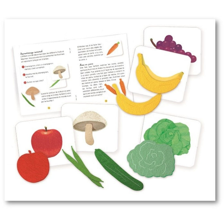 Tout-petit Montessori - Les fruits et légumes - Dès 15 mois - Eveil Montessori Maroc