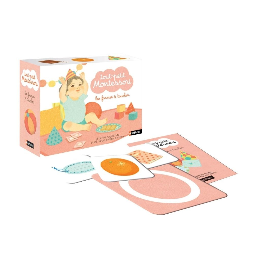Tout-petit Montessori - Les formes à toucher - Dès 15 mois - Eveil Montessori Maroc