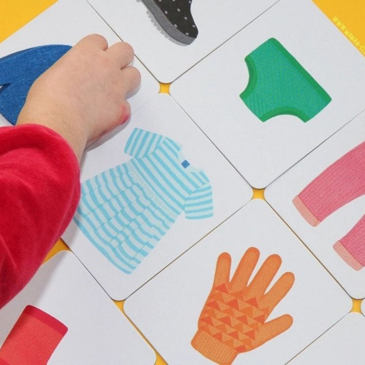 Tout-petit Montessori - Mes vêtements en feutrine - Dès 15 mois - Eveil Montessori Maroc