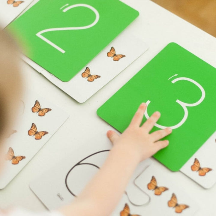 Coffret Mes Chiffres rugueux Montessori - Dès 3 ans - Eveil Montessori Maroc