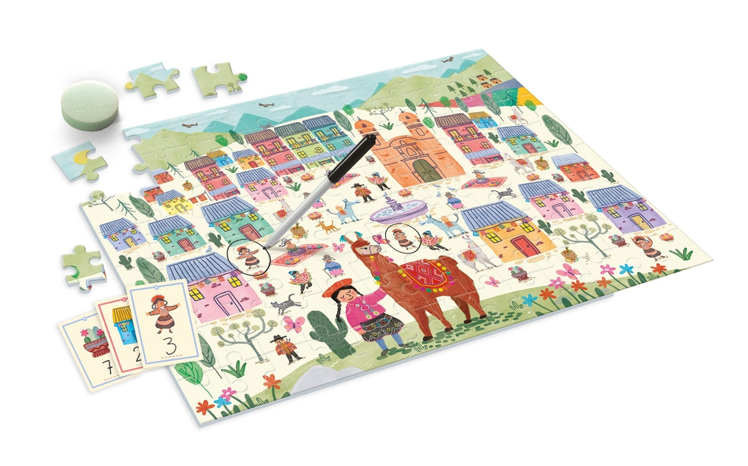 Je compte avec mon puzzle - Eveil Montessori Maroc