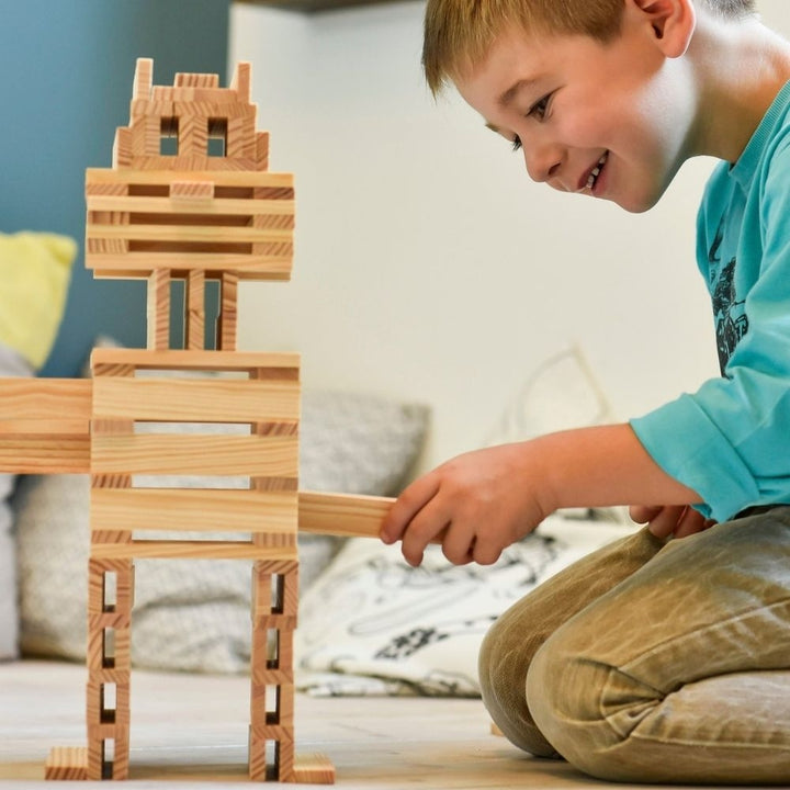 Mallette Bleue Kapla 280 pcs - Volume 2 - Eveil Montessori Maroc