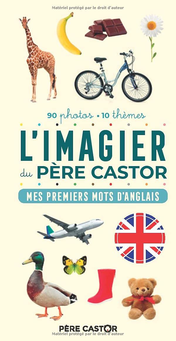 L'Imagier du Père Castor - Mes premiers mots d'anglais - Eveil Montessori Maroc