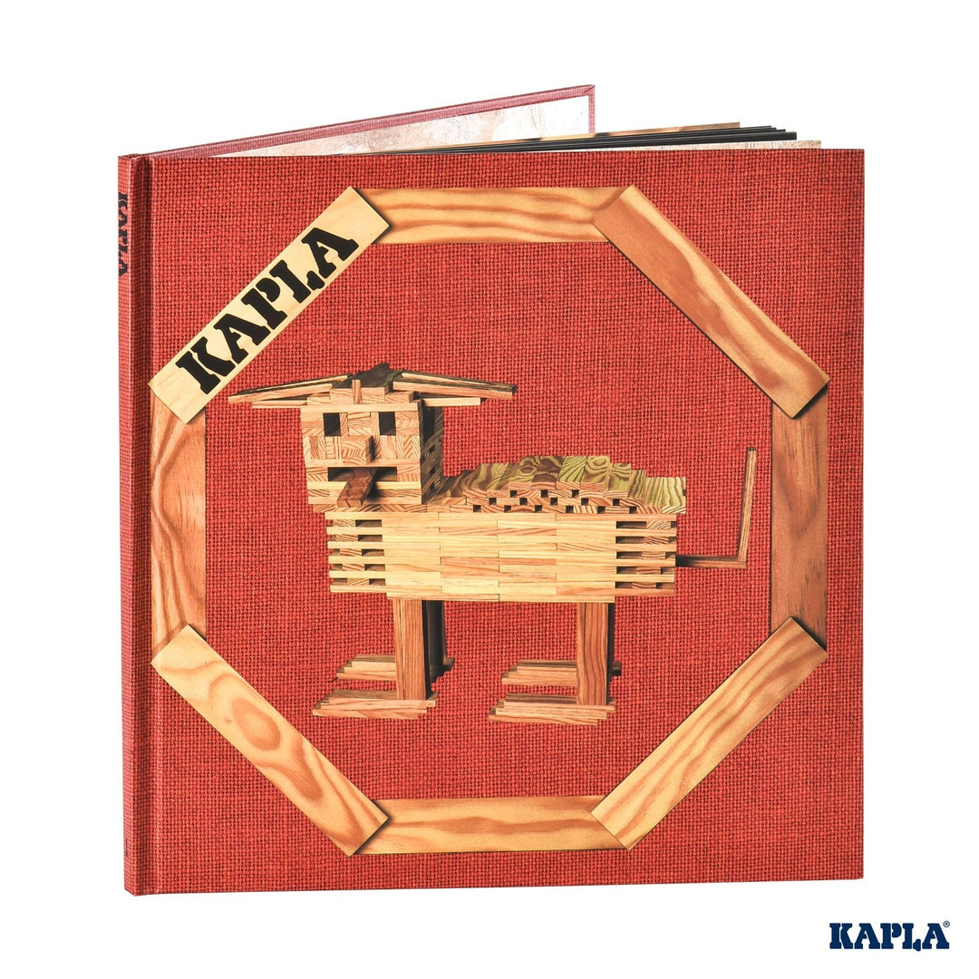 LIVRE D'ART KAPLA - VOLUME 1 - ROUGE - Eveil Montessori Maroc