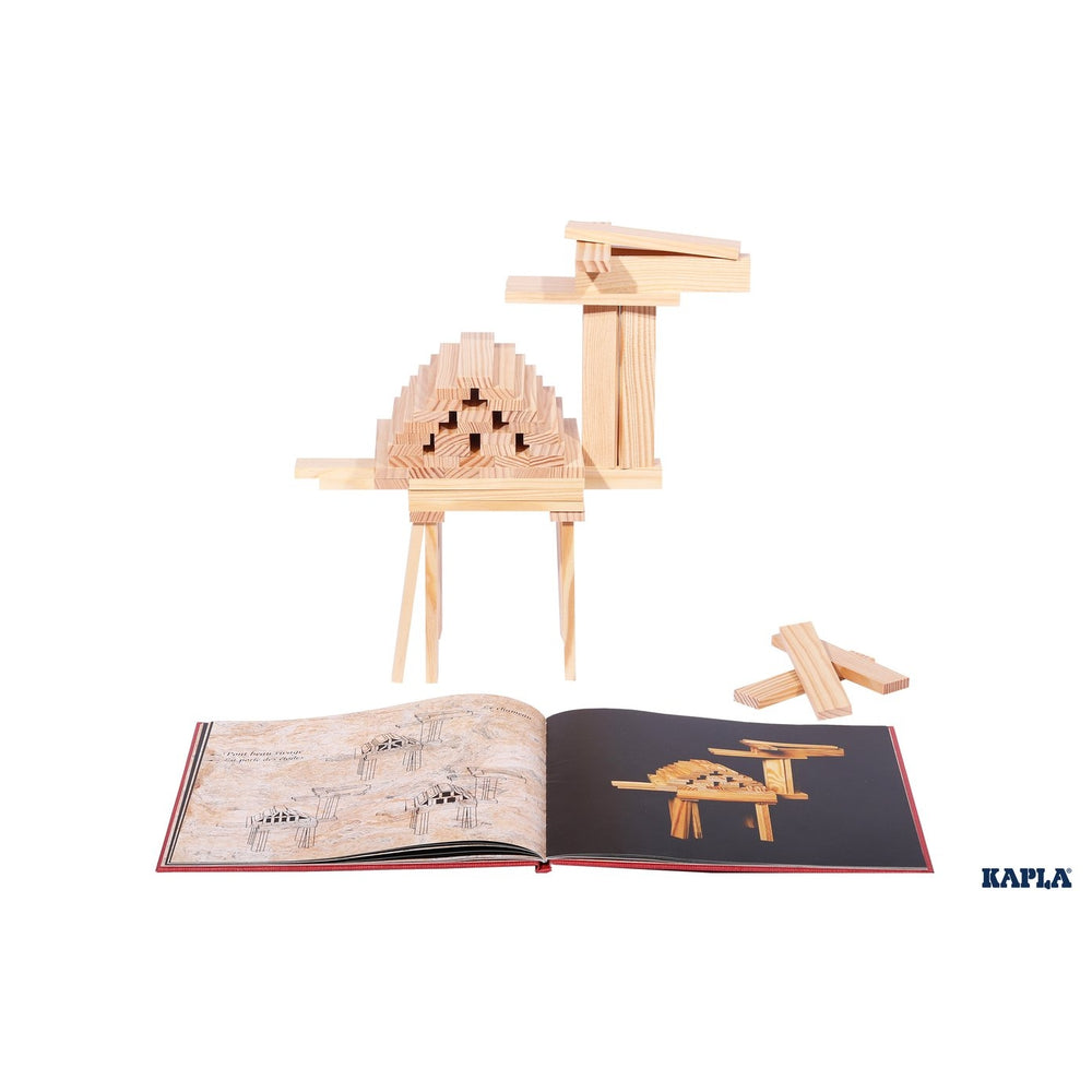 LIVRE D'ART KAPLA - VOLUME 1 - ROUGE - Eveil Montessori Maroc