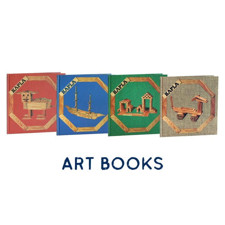 LIVRE D'ART KAPLA - VOLUME 2 - BLEU - Eveil Montessori Maroc