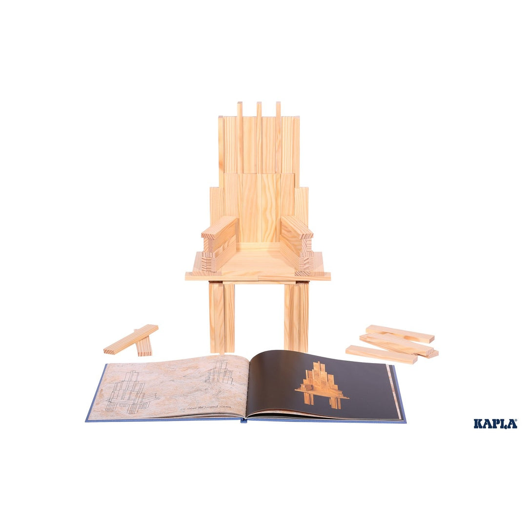 LIVRE D'ART KAPLA - VOLUME 2 - BLEU - Eveil Montessori Maroc