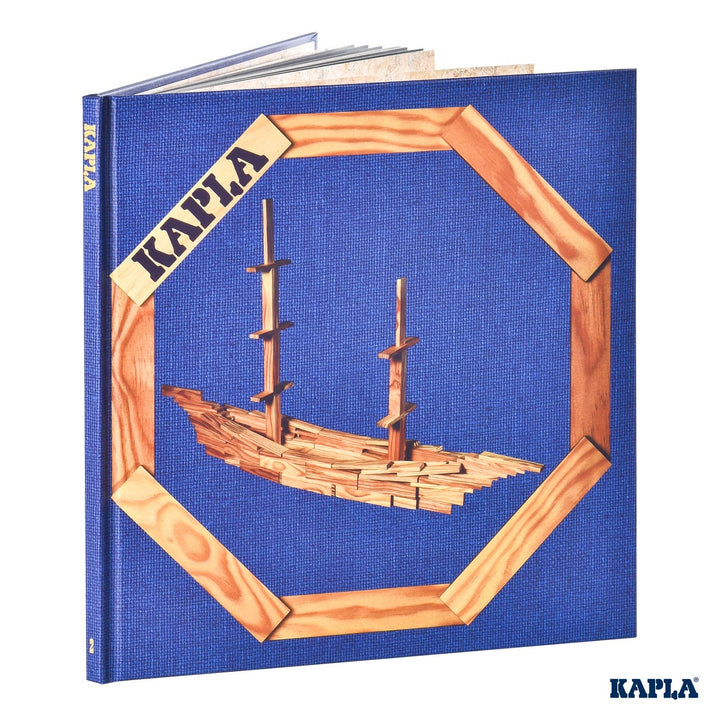 LIVRE D'ART KAPLA - VOLUME 2 - BLEU - Eveil Montessori Maroc