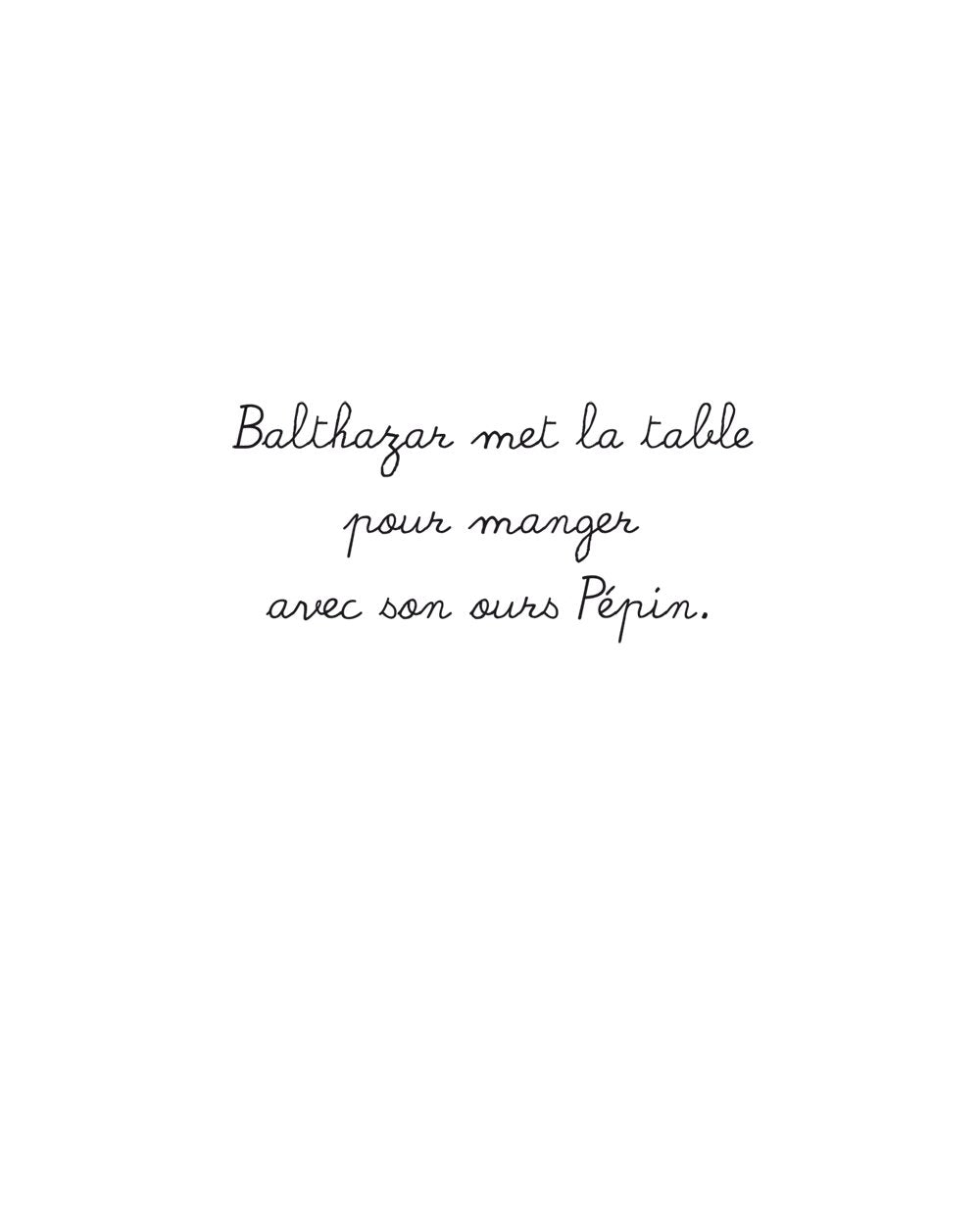 Bébé Balthazar - A table - Eveil Montessori Maroc