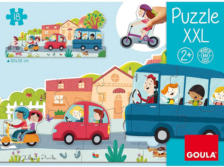 Puzzle XXL : Véhicules - Eveil Montessori Maroc