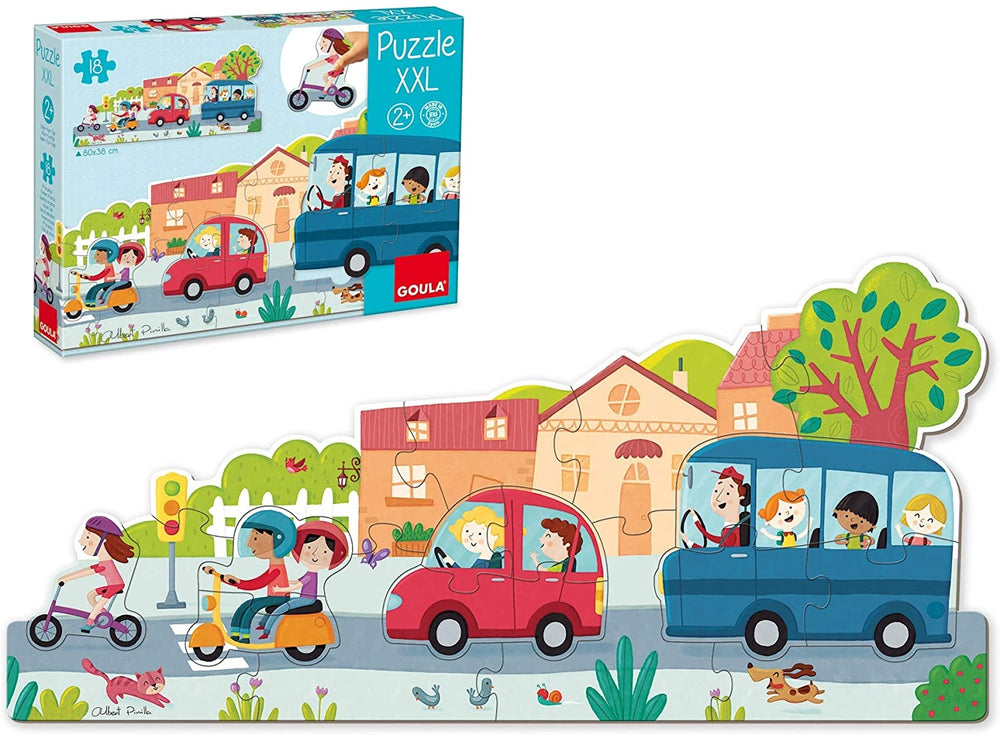 Puzzle XXL : Véhicules - Eveil Montessori Maroc