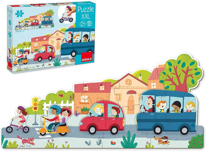 Puzzle XXL : Véhicules - Eveil Montessori Maroc