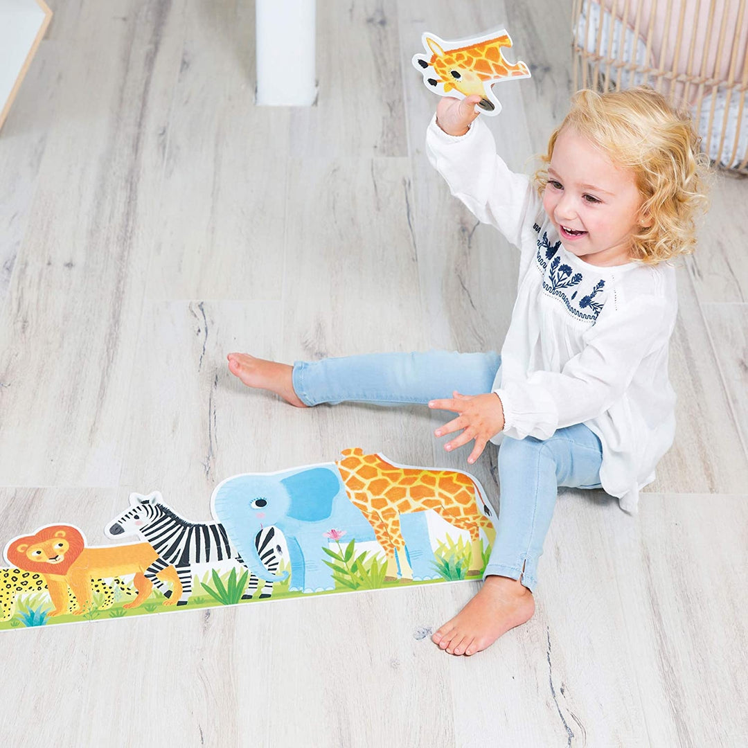 Puzzle XXL : Les animaux de la jungle - Eveil Montessori Maroc