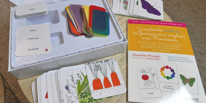 J'explore les couleurs (en français et en anglais) avec Montessori - Eveil Montessori Maroc