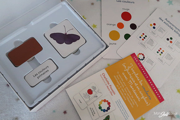 J'explore les couleurs (en français et en anglais) avec Montessori - Eveil Montessori Maroc